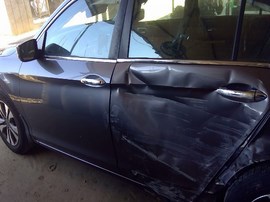 2014 HONDA ACCORD, GRAY, LX MODEL, 2.4, AT.   A25194